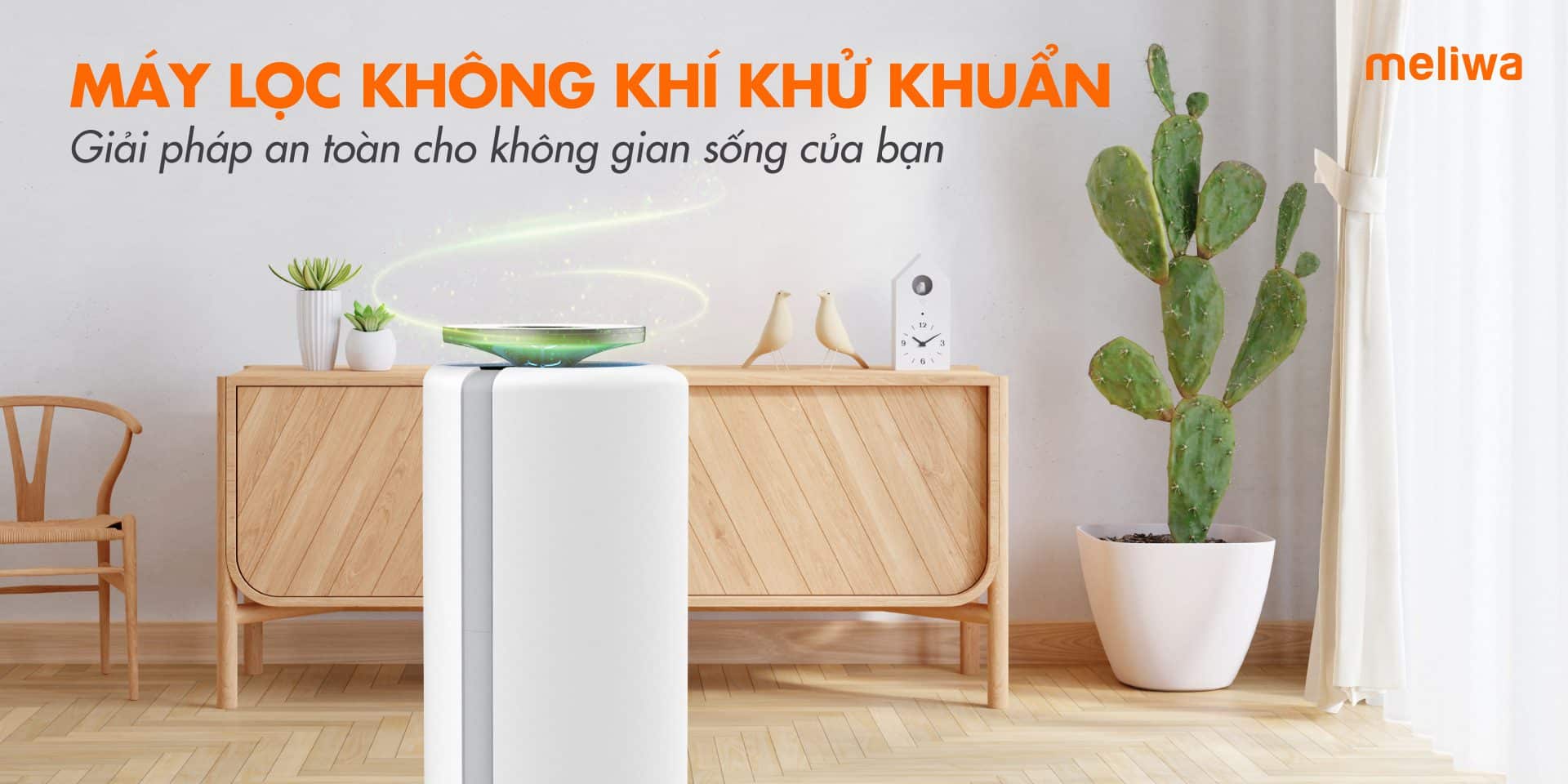 Máy lọc không khí khử khuẩn cho không gian sống an toàn